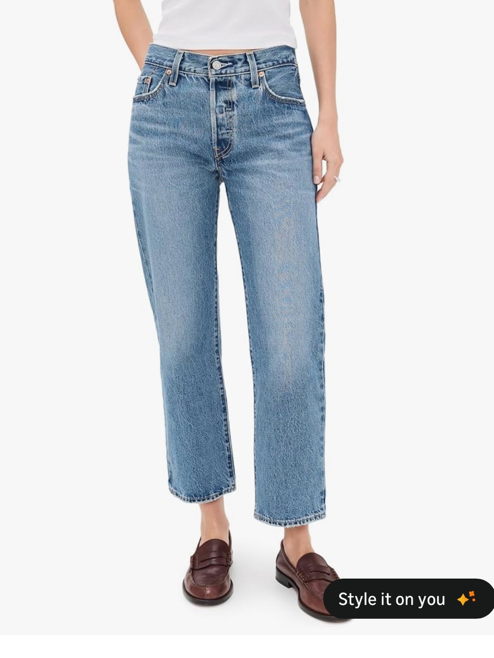 Levi’s 501 90s ankle jeans